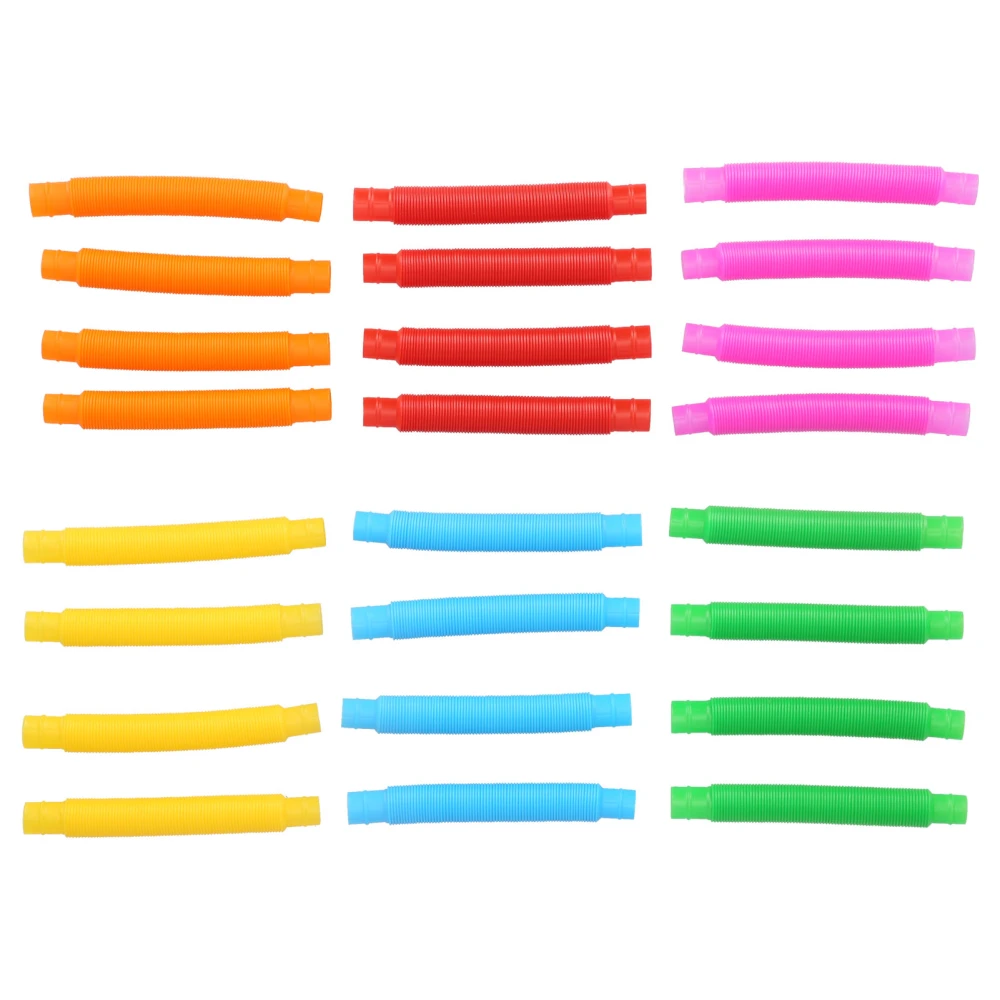 Tubes Sensory Toy Children Colorful Flexible Stress Relief Stretch Tube for Kids Decompression