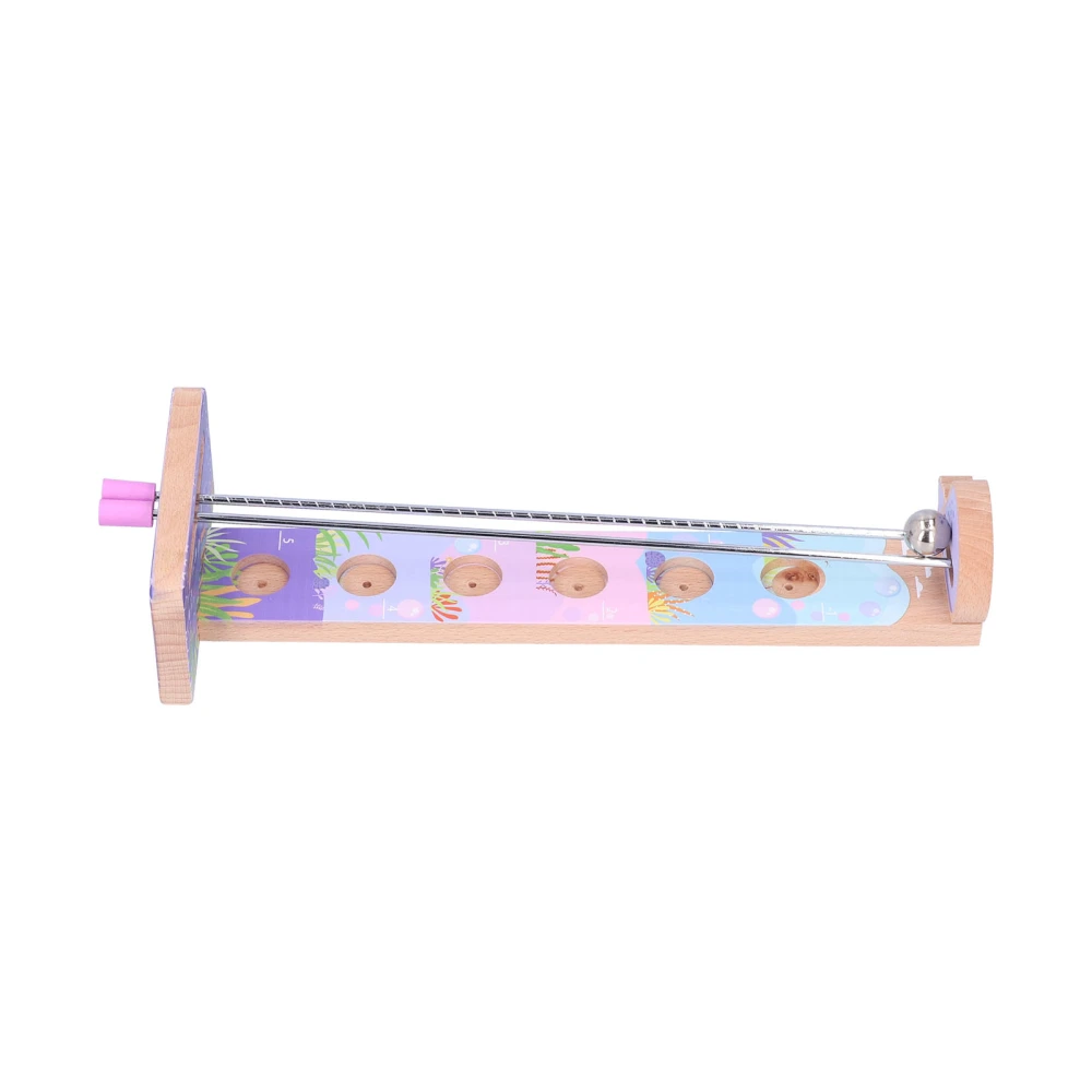 Children Wooden Balance Bead Guide Rail Toy ParentChild Interactive Educational Toy(Ocean )