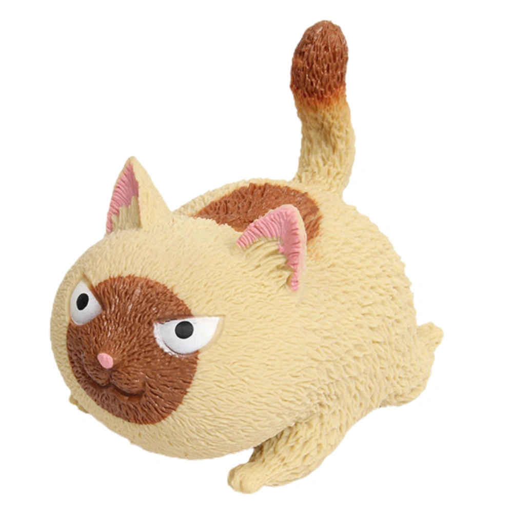 Angry Cute Cat Shaped Ball Toy Relief Stress Squeezed Toys Gift for Kids and Adults