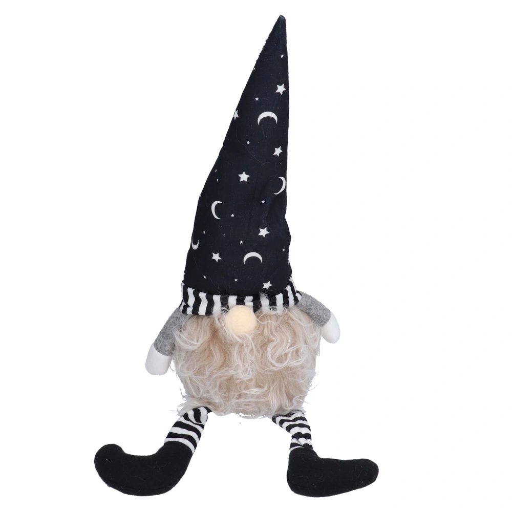 Halloween Plush Gnomes Toy Holiday Cute Exquisite Gnome Doll Decoration Ornaments with LightStraight Hat