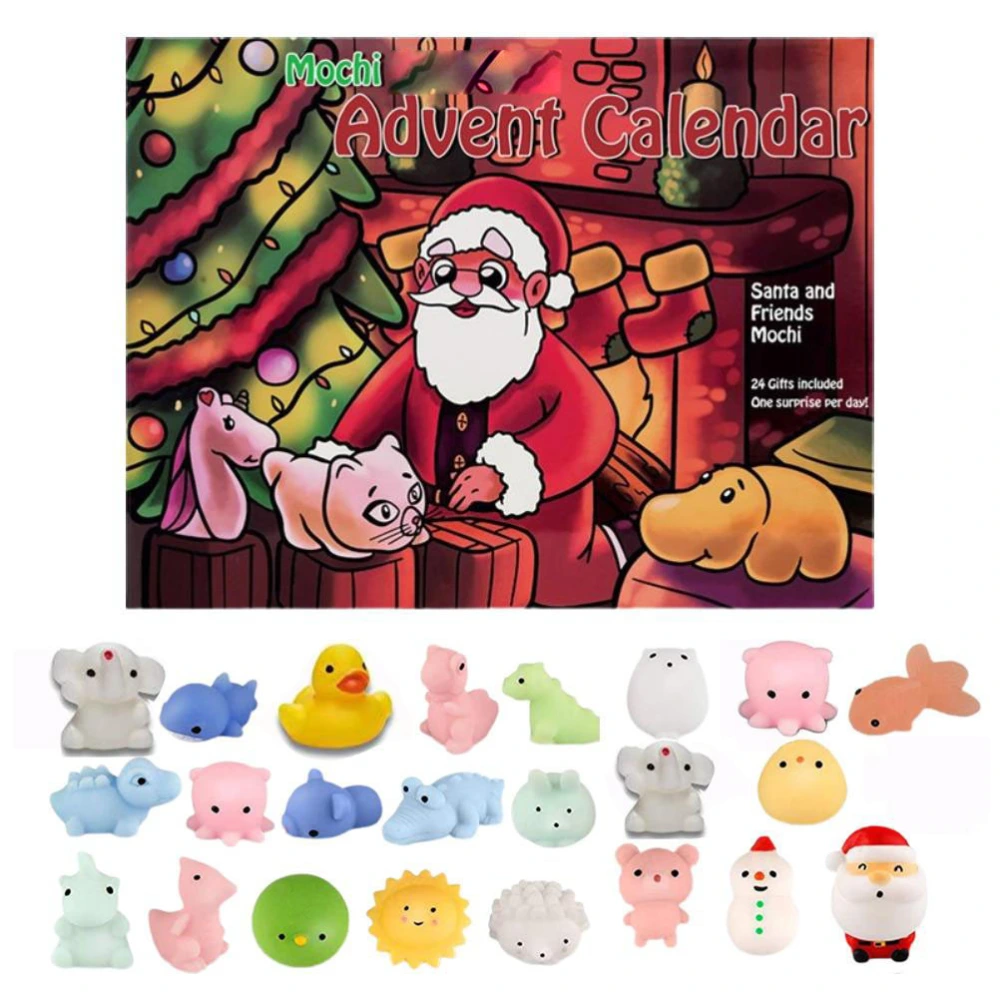 2021 Christmas 24 Days Countdown Calendar Blind Box Relieve Stress Toy Education Toys Gift for Kids