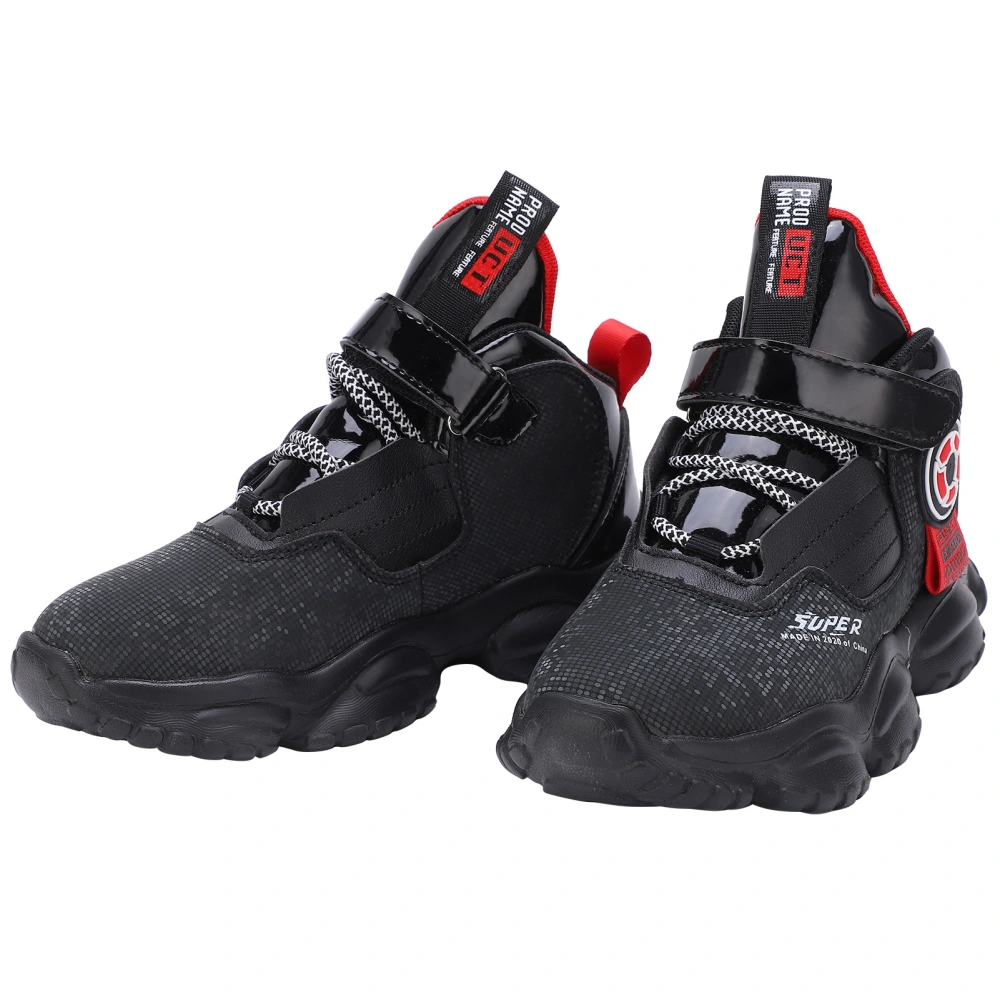 Kids Sports Sneakers Athletic Sneakers Breathable Sports Boys Casual Shoes for AutumnBlack 29