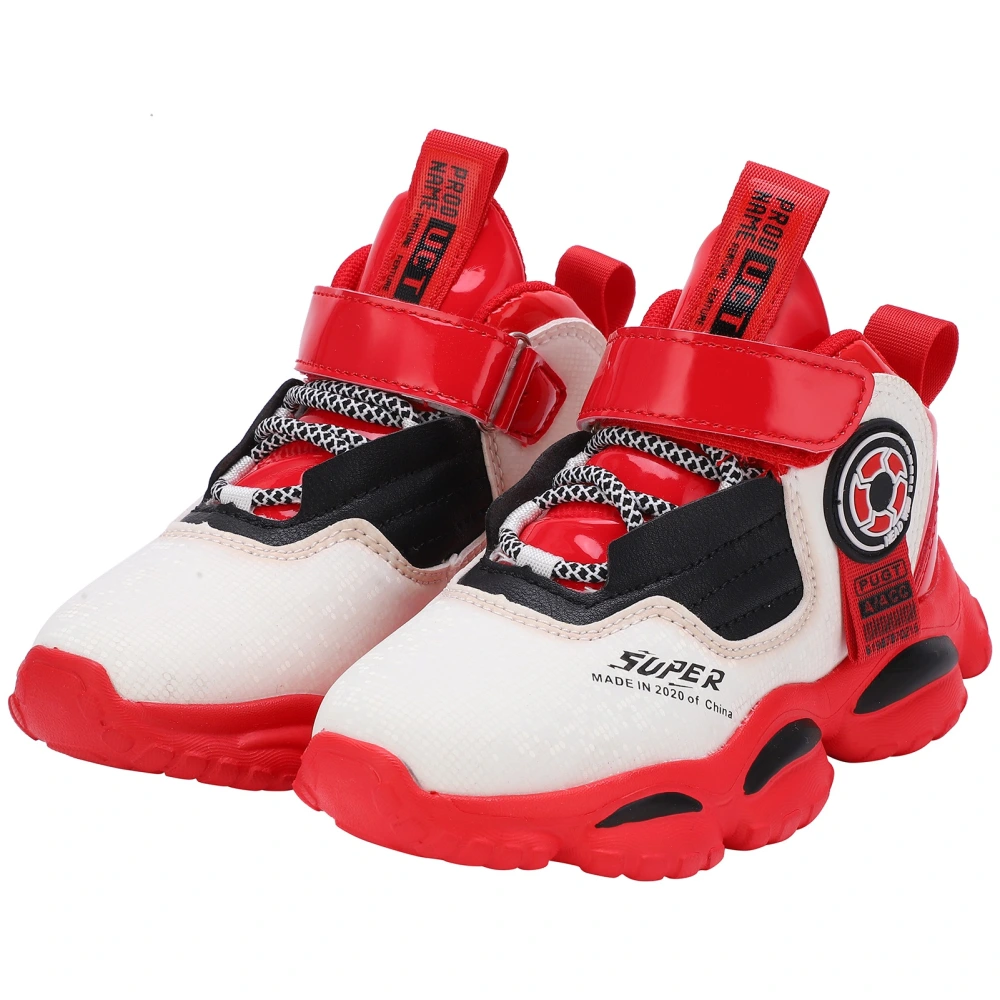 Kids Sports Sneakers Athletic Sneakers Breathable Sports Boys Casual Shoes for AutumnWhite 31