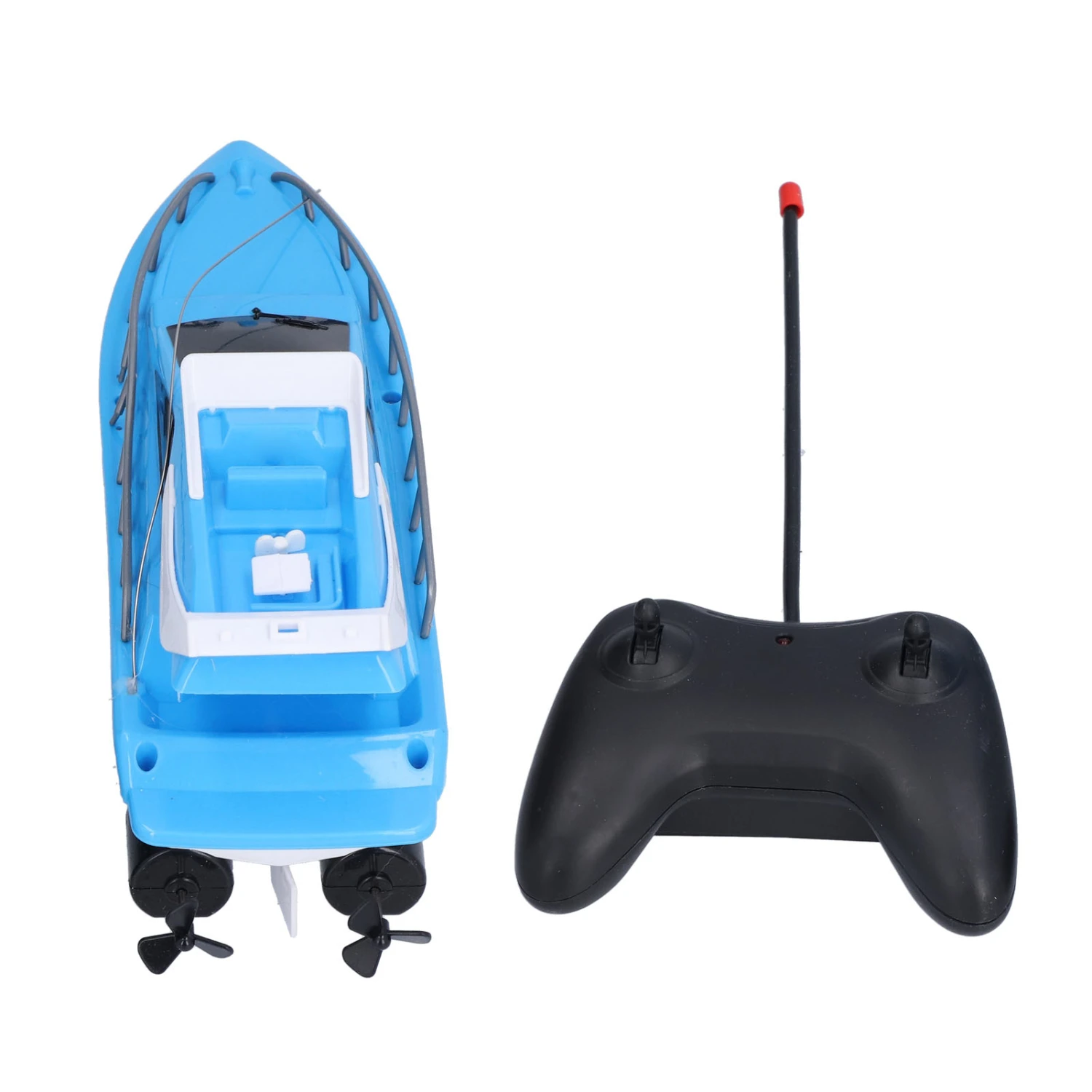 Wireless Remote Control Boat 2.4Ghz Radio Controlled Boat High Speed Race Boat ToysBlue