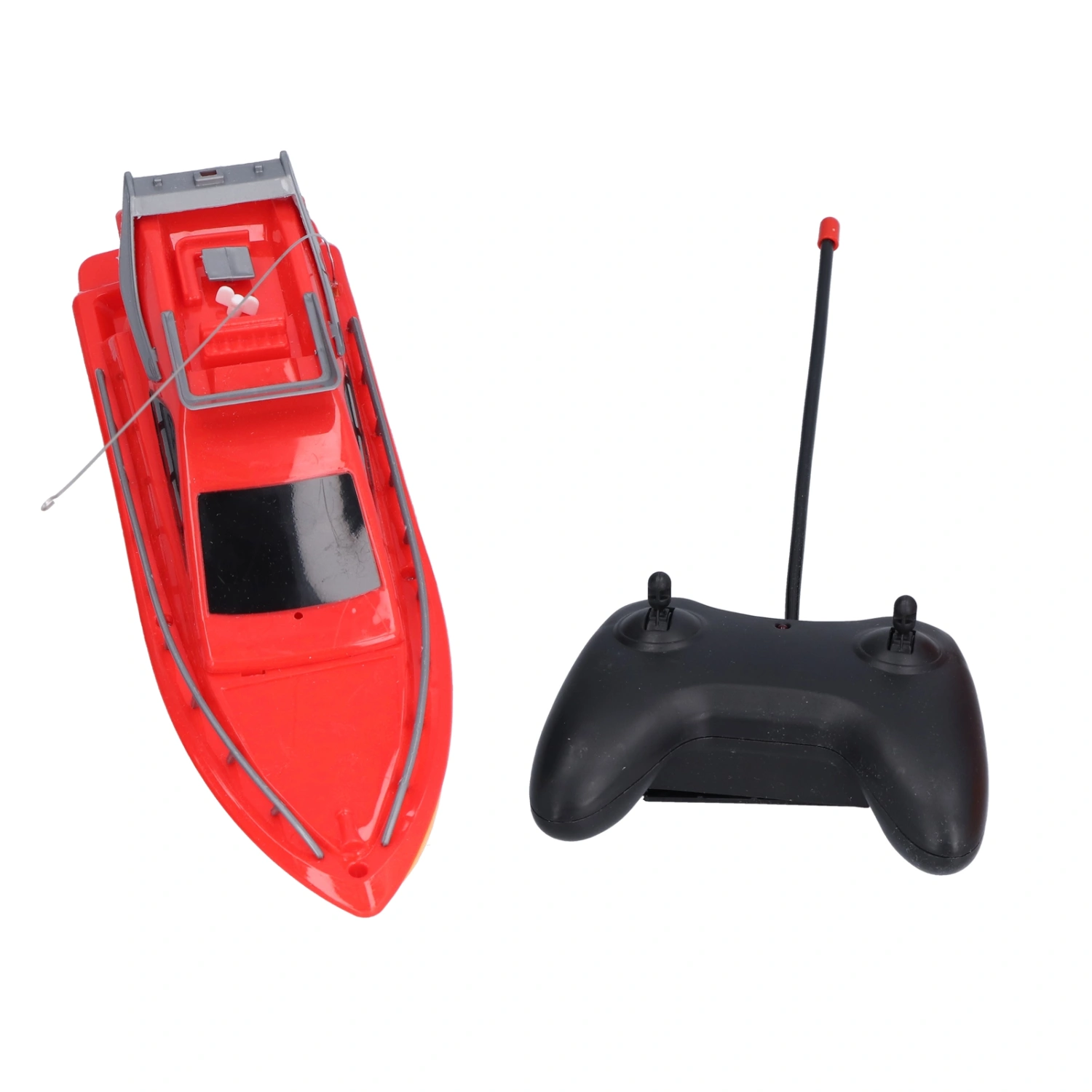 Wireless Remote Control Boat 2.4Ghz Radio Controlled Boat High Speed Race Boat ToysRed