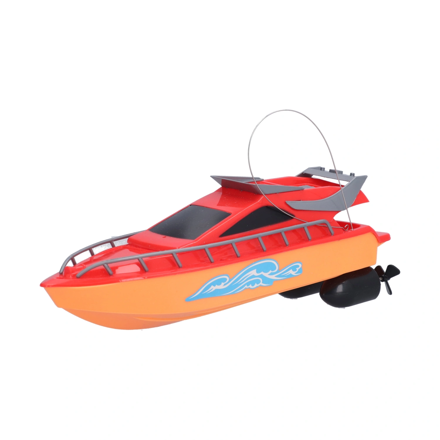 Wireless Remote Control Boat 2.4Ghz Radio Controlled Boat High Speed Race Boat ToysRed