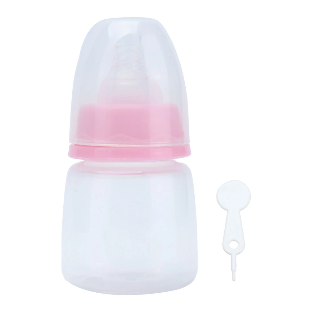 Baby Feeding Bottles Portable Pacifier Leakproof Infant Milk Fruit Juice Water BottlePink