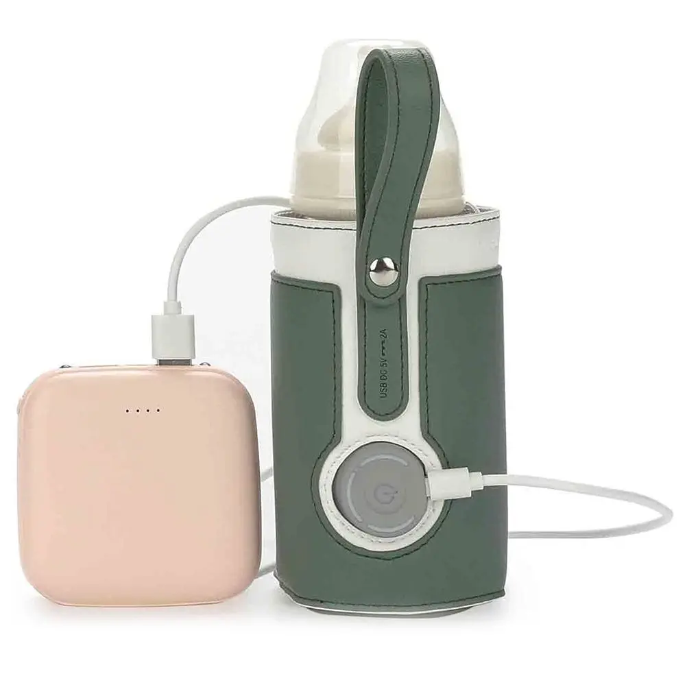 Bottle Warmer Bag 3 Temperature Adjustable Portable Baby Bottle Warmer for Home and on the Go