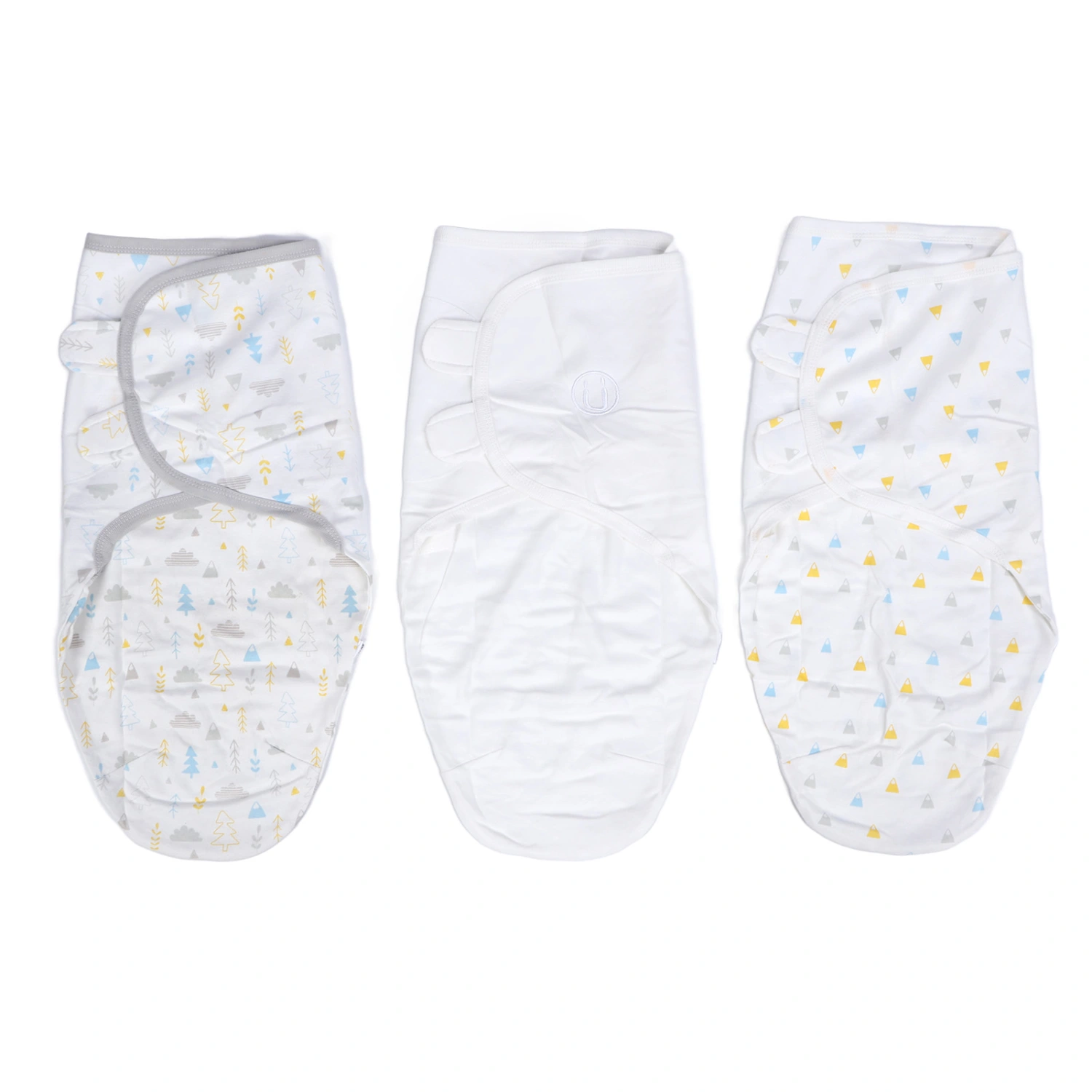 3pcs Baby Swaddle Sleep Sacks Cotton Swaddle Blanket for 0 to 2 Months Old Newborn Forest