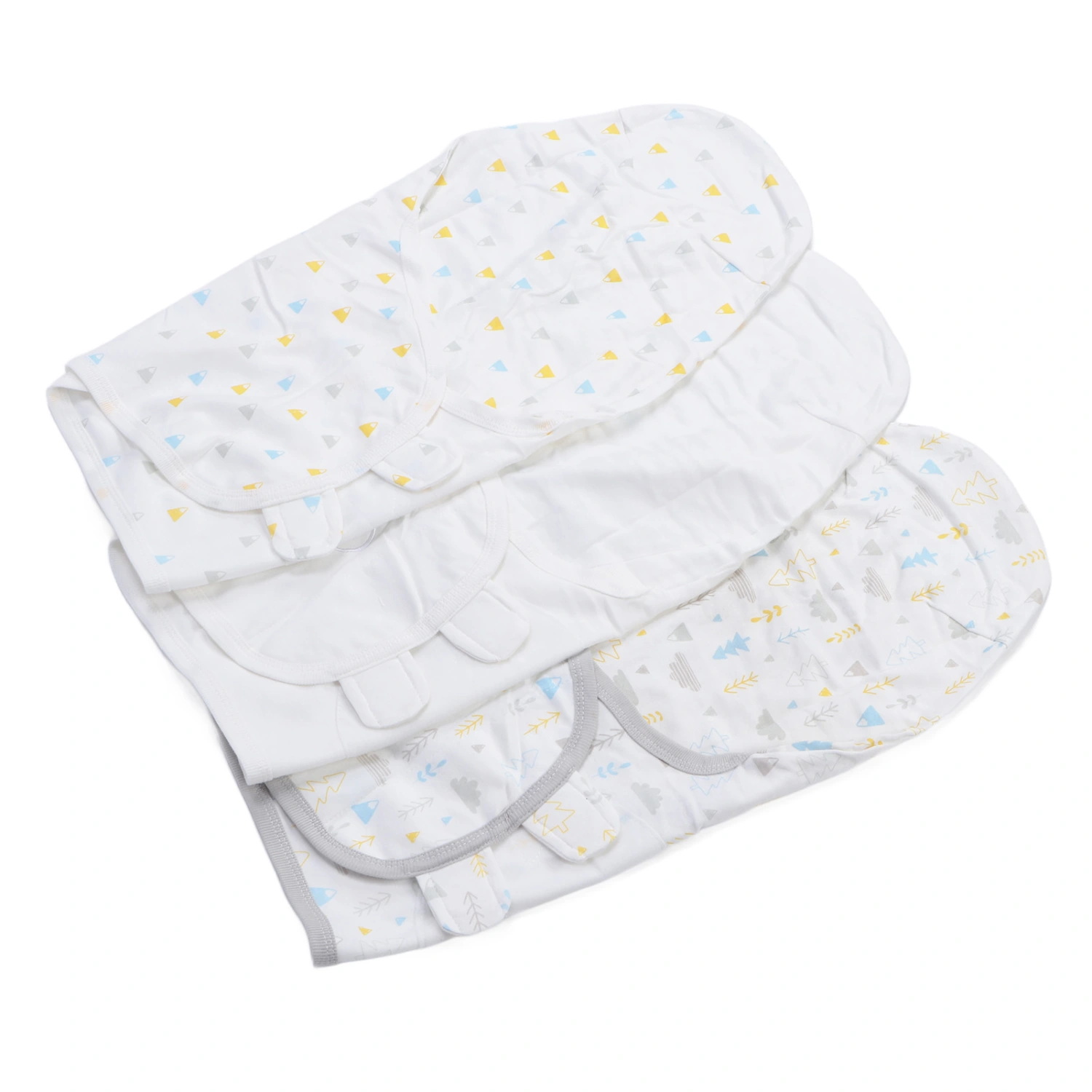 3pcs Baby Swaddle Sleep Sacks Cotton Swaddle Blanket for 0 to 2 Months Old Newborn Forest