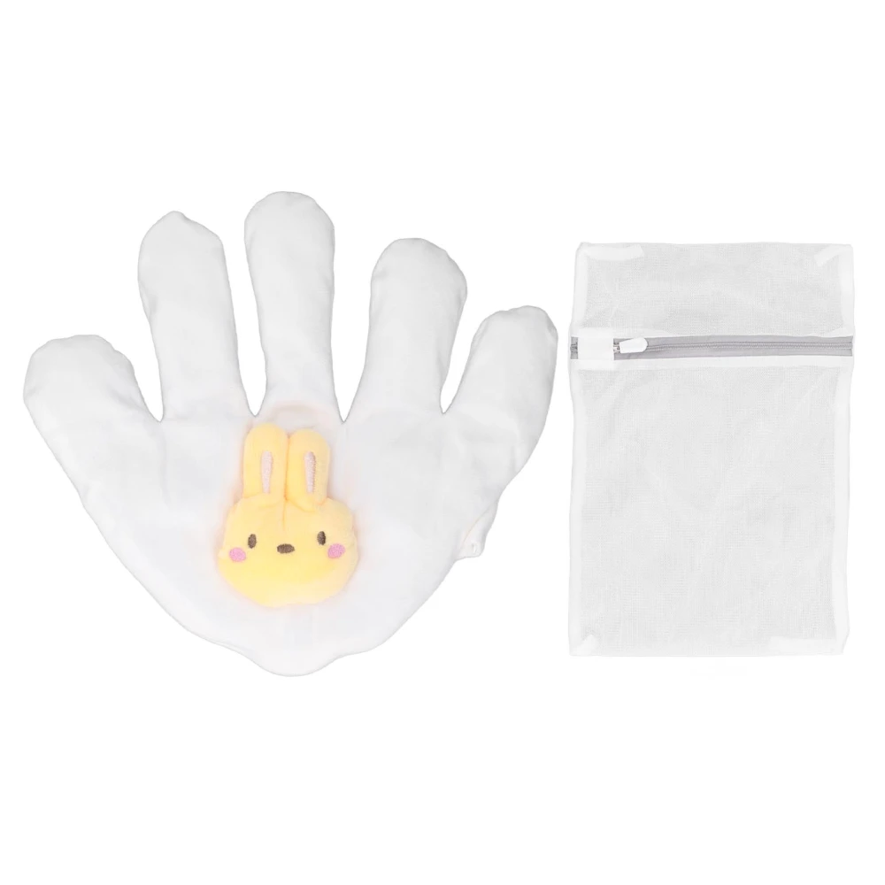 Baby Soothing Palm 23x24cm Anti Startle Prevent Jumping Unbound Warm Soft Baby Soothing Pillow for Sleep Bunny (Right Palm)