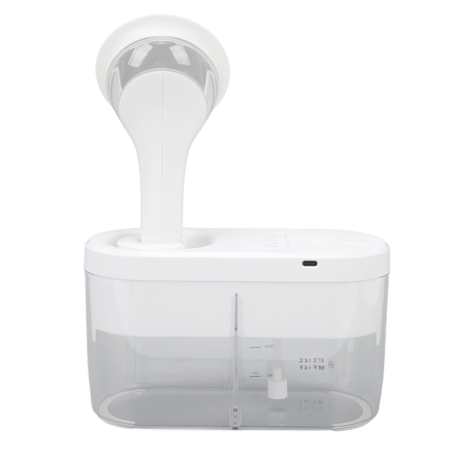 Ear Wax Removal 4 Cleaning Modes Rechargeable Ear Cleaner Tool Automatic Drainage Ear Irrigation Water Cleaner White Kit