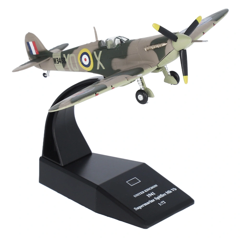 1:72 Scale Fighter Aircraft Model Lifelike Decoration Simulated Alloy Airplane Model Toy