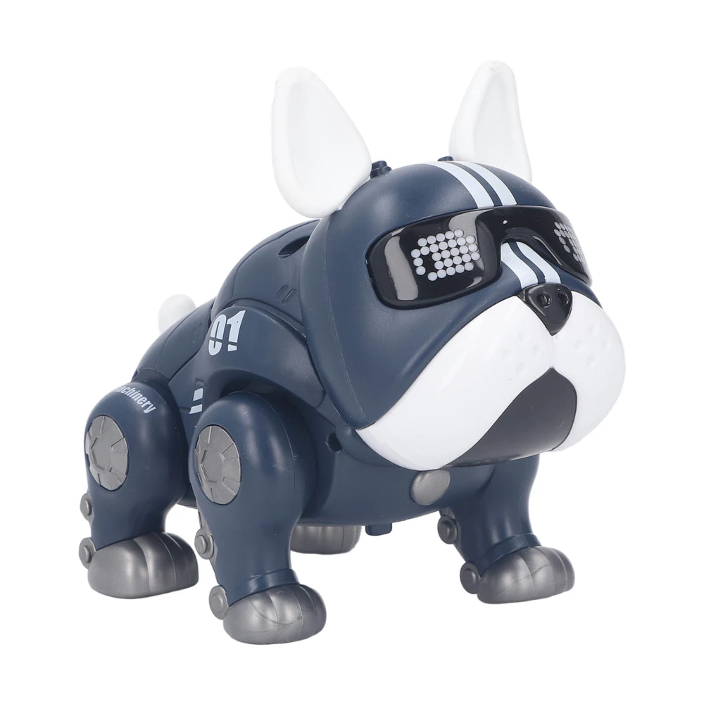 Electronic Pet Dog Toy Touch Sensoring Intelligent Dancing Robot Dog for Kids Children Blue