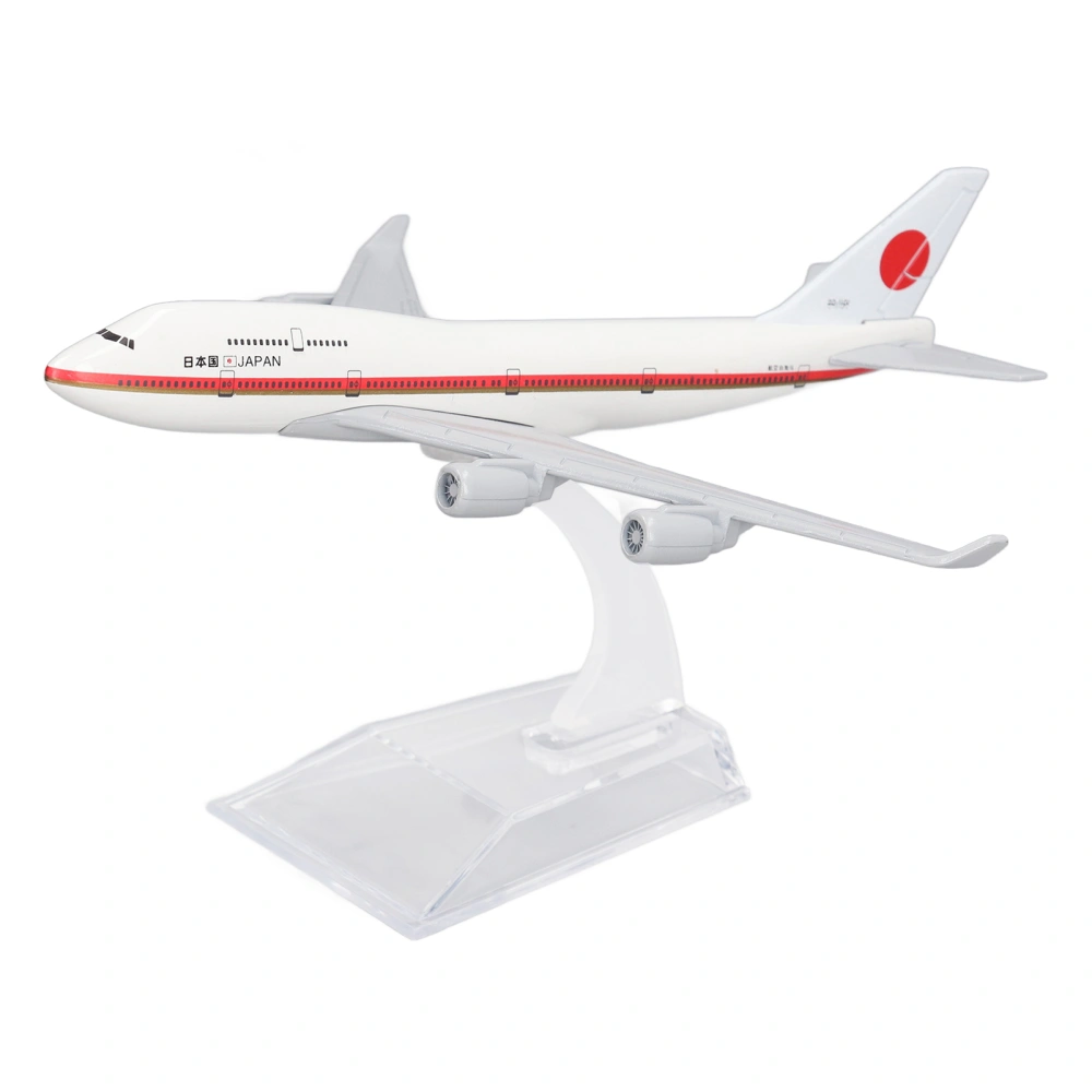 Alloy Airplane Model Decorative Simulation Diecast Airliner Model Toy with Stand for Kids Adults