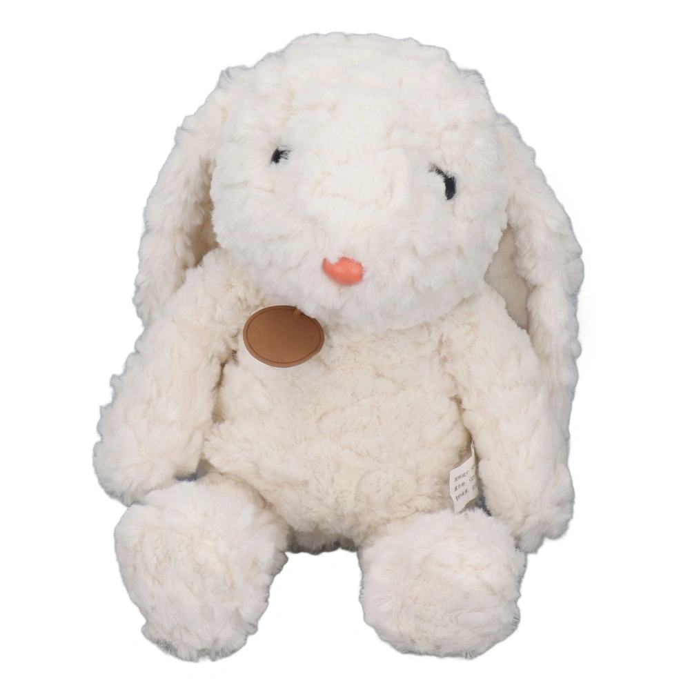 Rabbit Plush Toys Cute Soft Stuffed Stress Relief Plush Animal Doll for Bedding Kids Birthday Valentine Christmas White