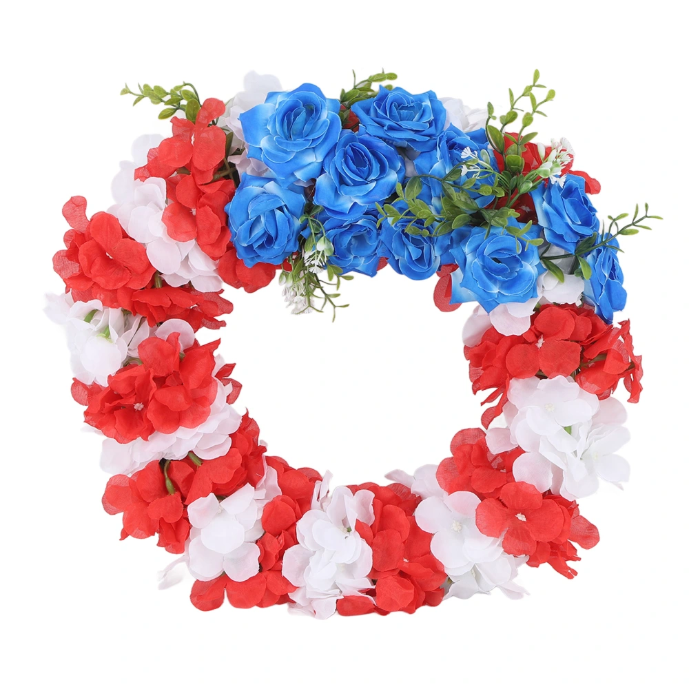 Festival Wreath Realistic Garland Decoration Door Window Wall Hanging Decorative Ornaments Independence Day Garland