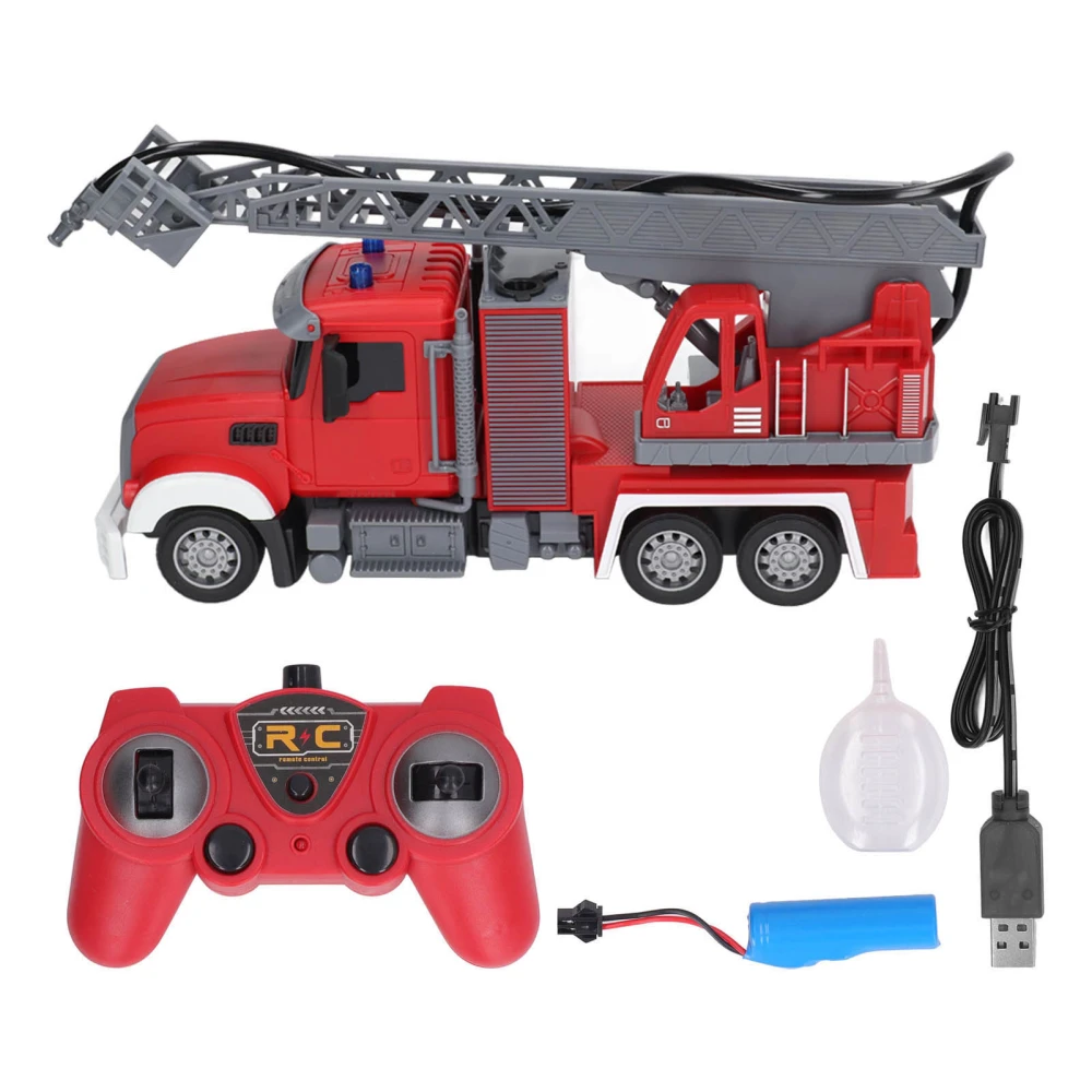 2.4G RC Crane Construction Tractor Plastic Anti Interference Simulation Crane Toy for Children Gift