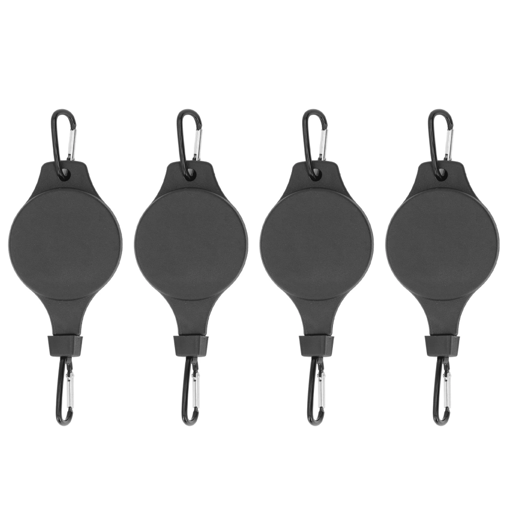 4pcs Baby Stroller Retractable Hook Professional Home Flexible Toy Storage Basket Pulley Hanger Type 1