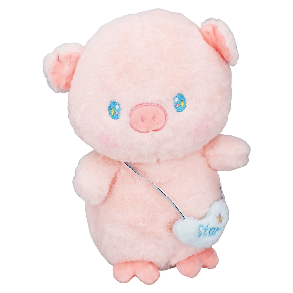 Pig Plush Toys Cute Soft Fluffy Decorative Stuffed Animal Plush Doll for Bedding Kids Birthday Valentine Christmas Pig