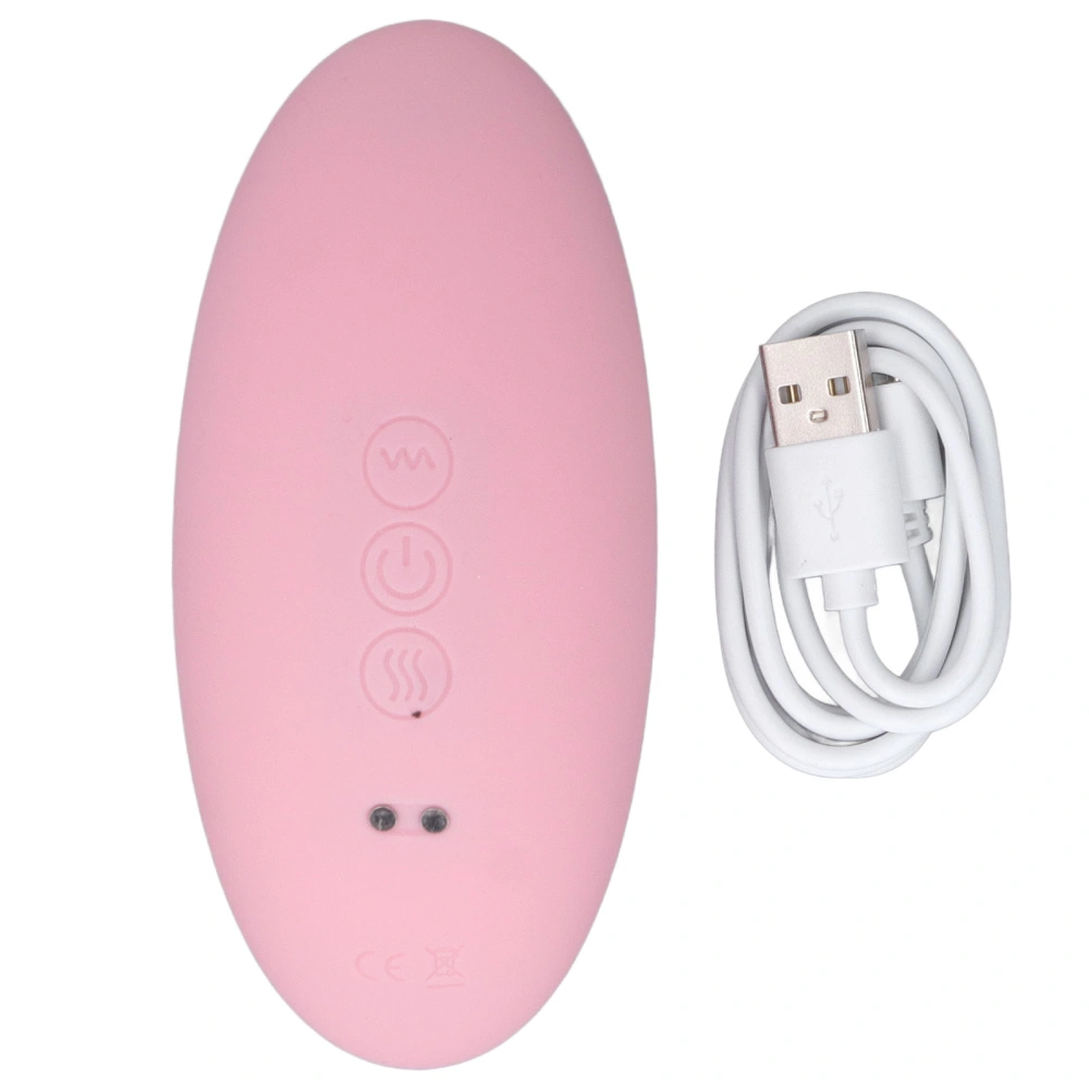 Electric Lactation Vibration Massager Heating 10 Frequency Soft Silicone Breast Massage Machine