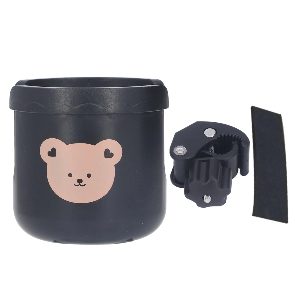 Universal Stroller Cup Holder Cartoon Bear Drinks Bottle Holder Organizer for Wheelchair Bike Walker