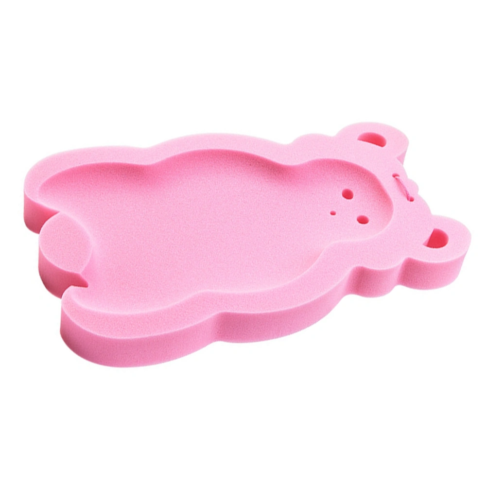 Newborn Skid Proof Sponge Mat Soft Thicken Baby Bathtub Sponge Cushion for Newborn Baby Infant Pink