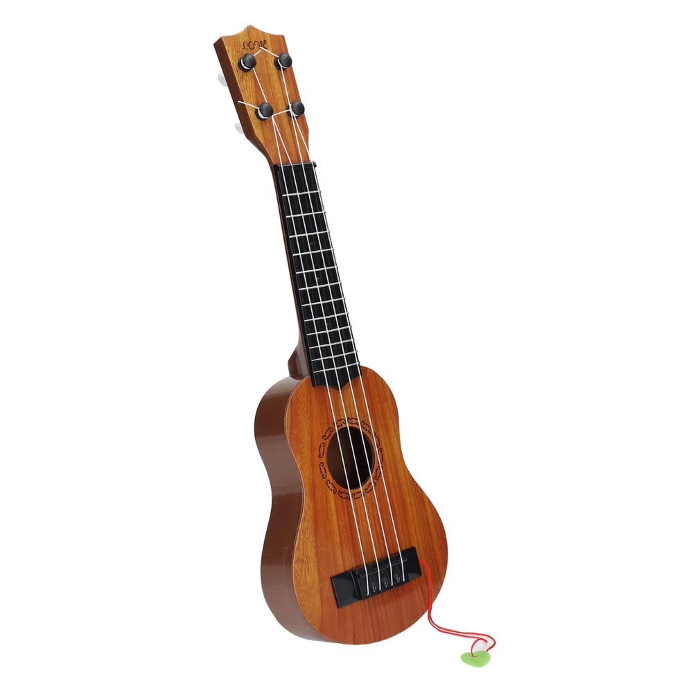 Kids Ukulele Guitar 4 String Educational Lifelike Portable Musical Ukulele Toy for Beginners Type 1