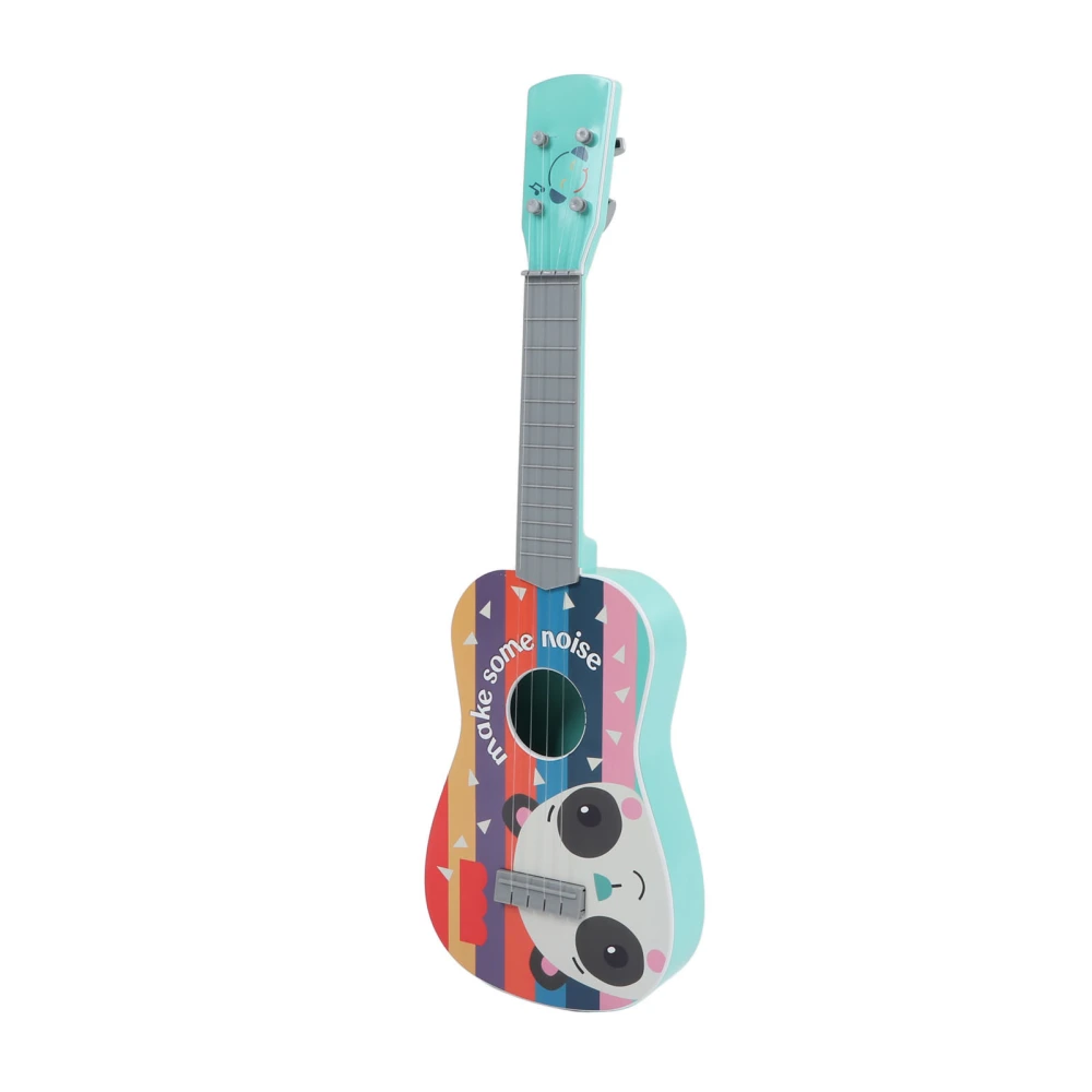 Kids Simulated Guitar Toy Panda Pattern Beautiful Sound Early Educational Musical Instrument L