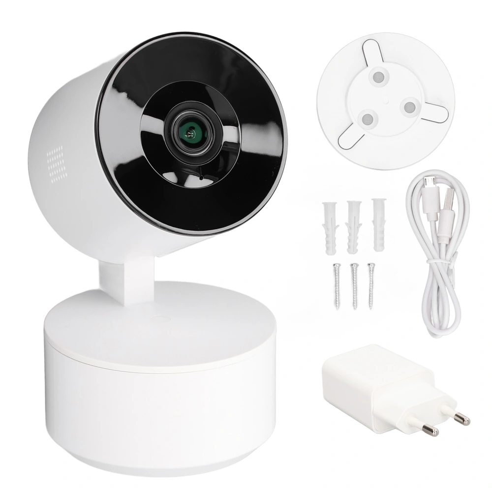 Smart Security Camera WiFi 1080P Night Vision Function Wireless Rotating Camera for Children 100‑240V EU Plug