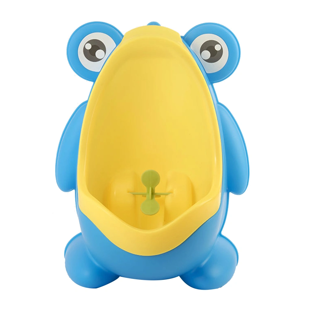 Children Urinal Cute Cartoon Funny Aiming Target Wall Mounted Pee Training Urinal for Boys Toddlers Blue