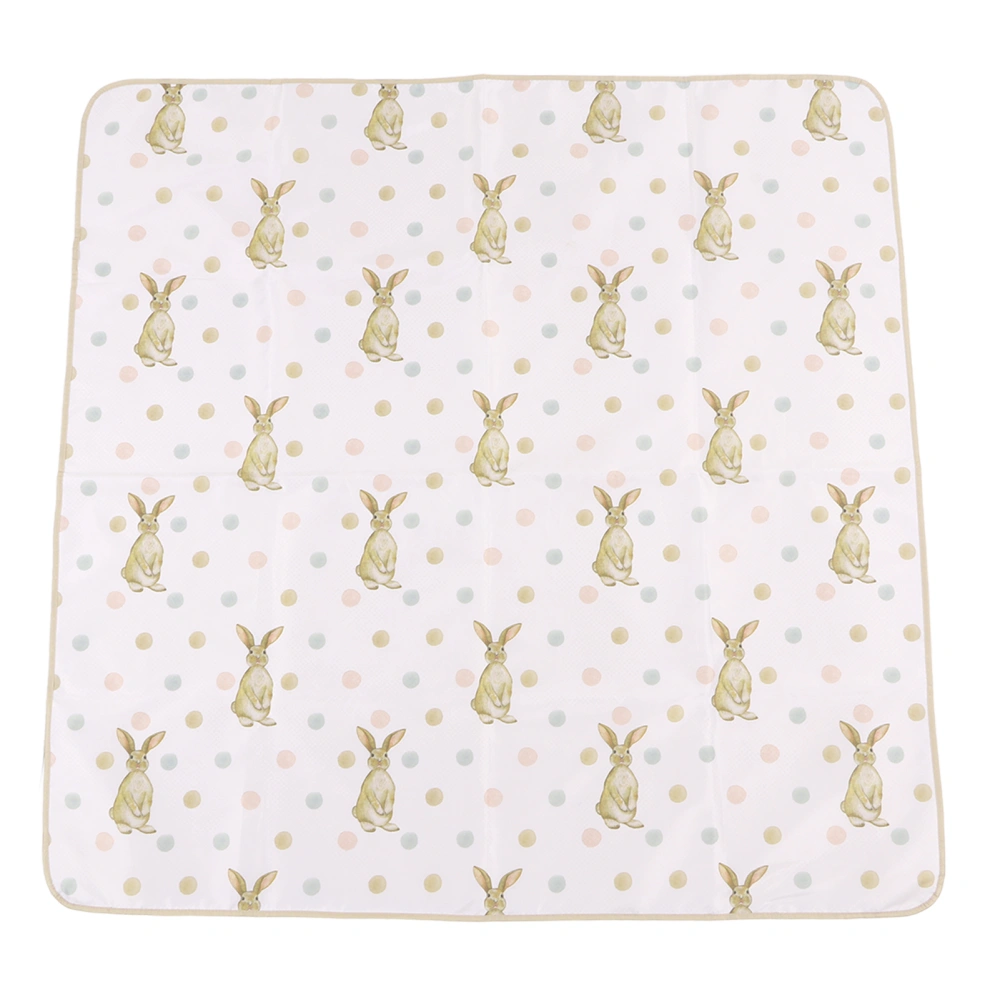 Baby Crawling Play Mat Prevent Slipping Waterproof Cute Animal Pattern High Chair Floor Mat Under High Chair Mat