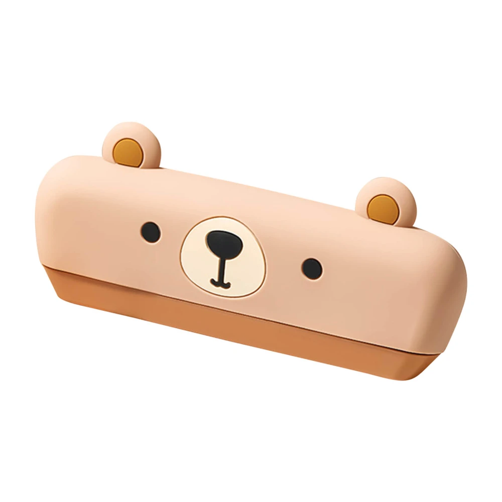 Kids Harmonica 16 Holes Musical Instrument Beginner Mouth Organ Hard Shatter Resistance Toy Instrument Bear