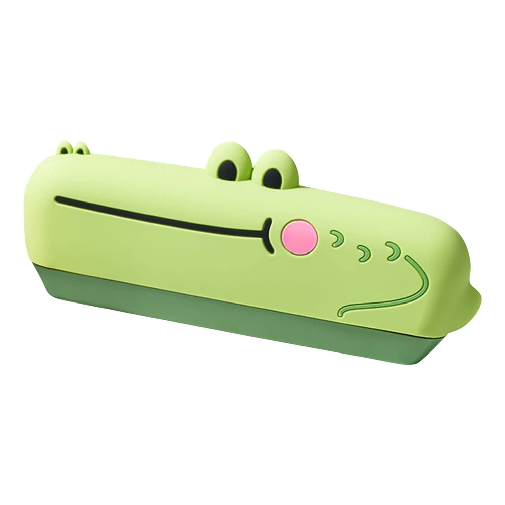 Kids Harmonica 16 Holes Musical Instrument Beginner Mouth Organ Hard Shatter Resistance Toy Instrument Crocodile