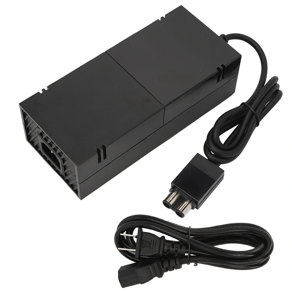 AC Power Supply Brick Adapter Low Noise Cord LED Indicator Light Power Supply for Xbox One Console 100‑240V US Plug