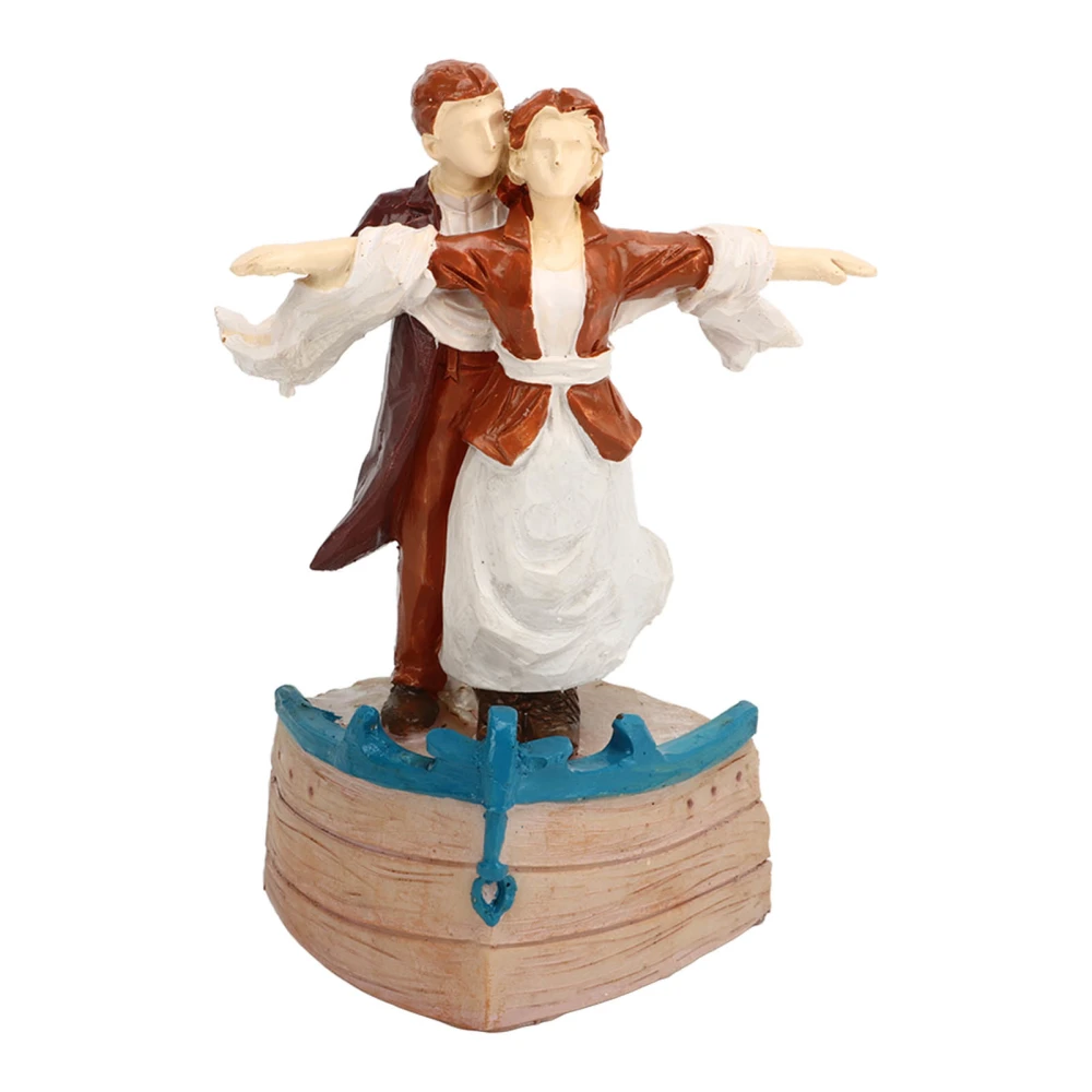 Couple Statue Ornaments Vivid Image Stable Base Exquisite Detail Lover Figurine for Party Decorations