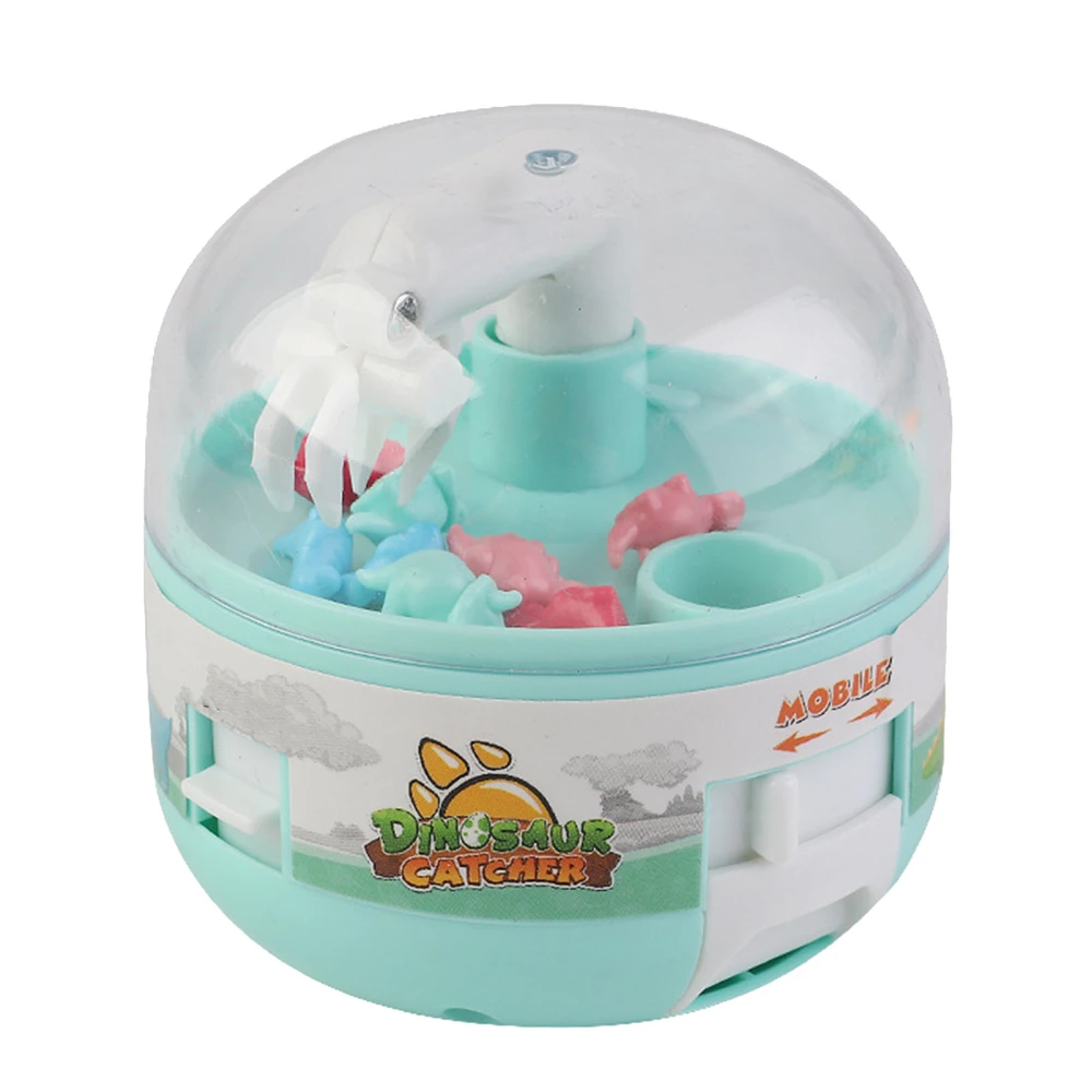 Kids Mini Doll Grabber Machine Improve Coordination Electric Dinosaur Grabber Game Toy Green