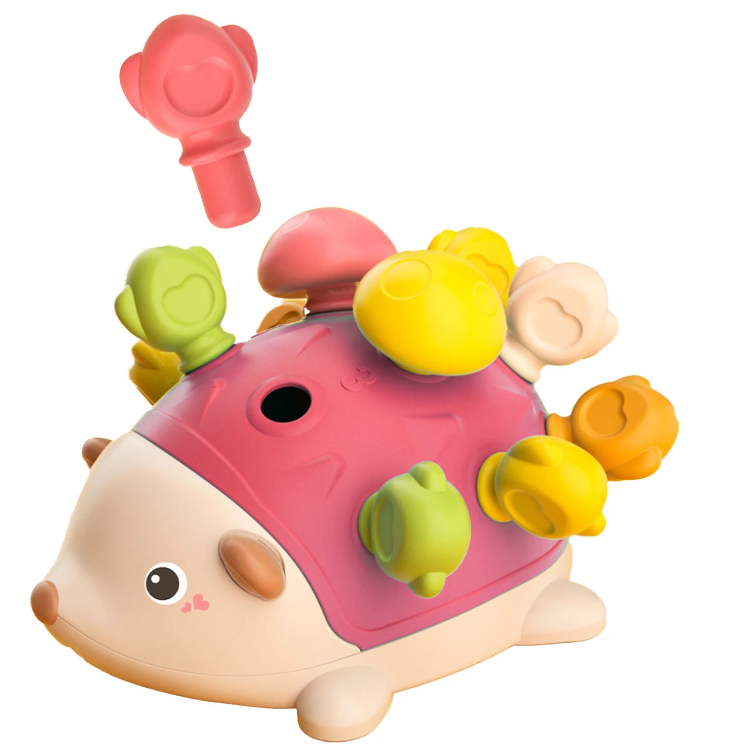 Fine Motor Skills Developmental Toys Educational Interesting Practical Baby Toddler Sensory Toys for One Two Year Old Boys Girls Red