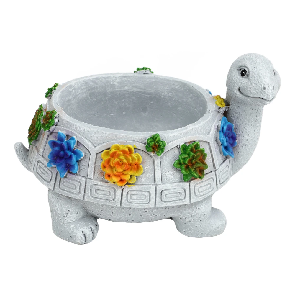 Turtle Planter Durable Cute Decorative Stylish Long Lasting Turtle Plant Pot for Home Office