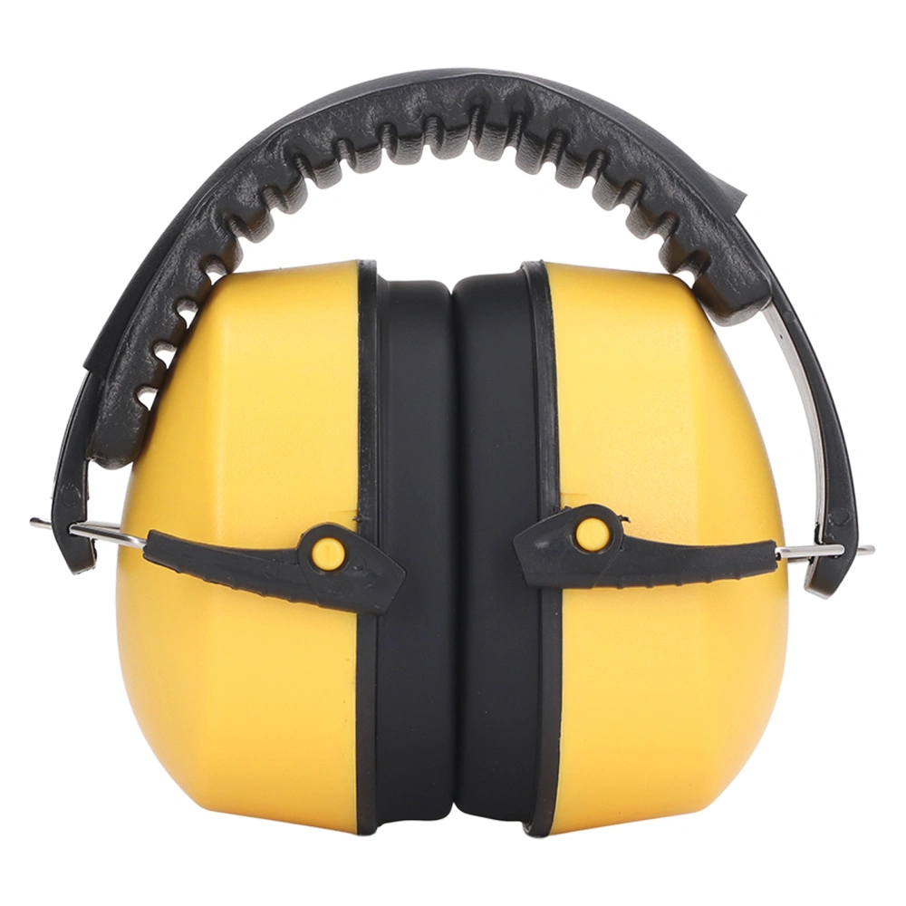 Baby Ear Muffs Noise Blocking Hearing Protection Free Rotation Infant Headphone for Sleeping Yellow