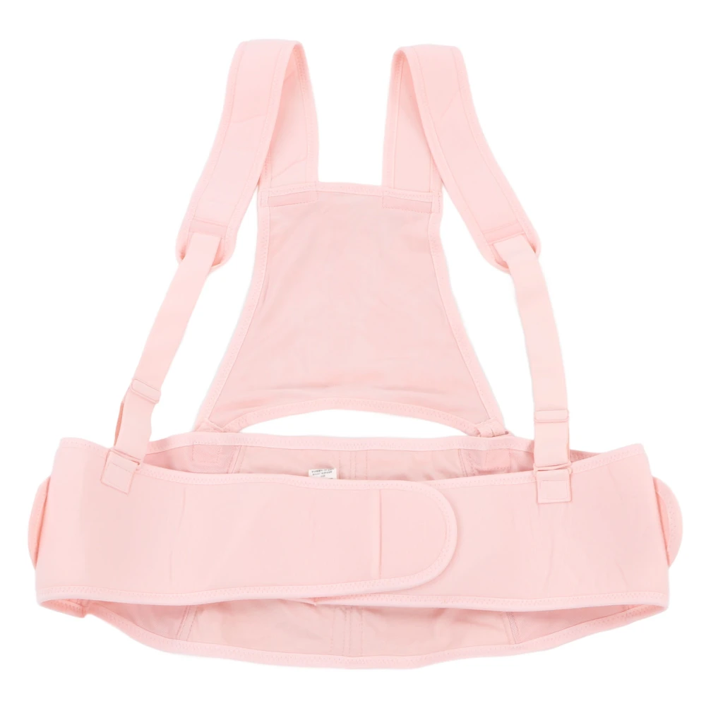 Pregnancy Support Maternity Belt Adjustable Breathable Elastic Waist Back Abdomen Band Brace Pink L