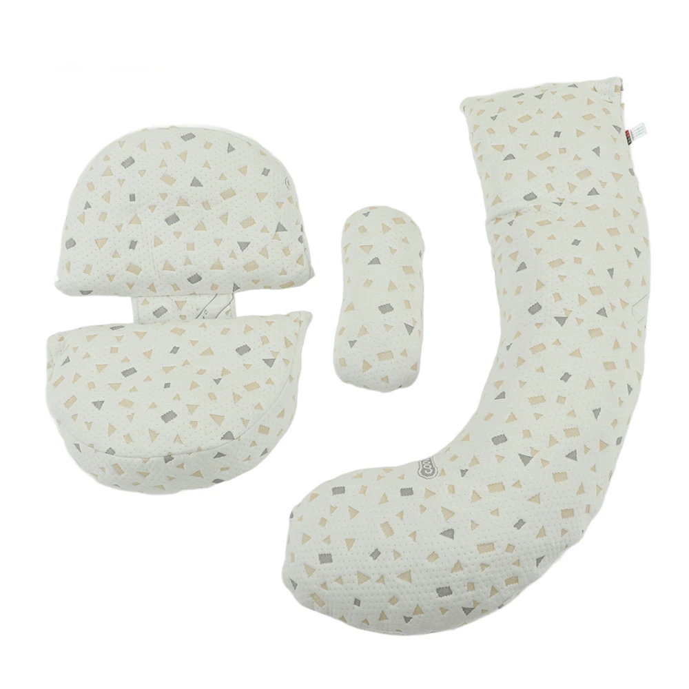 Pregnancy Support Pillow Adjustable Detachable U Shape Maternity Support Pillow for Sleeping Grey