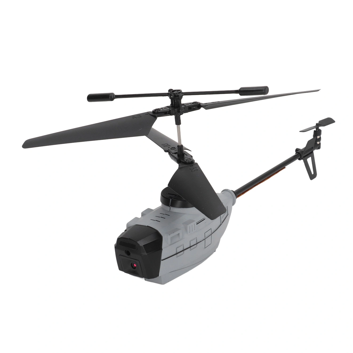 RC Helicopter Drone 4K Professional Six Axle HD Camera Gesture Sensing Helicopter Remote Control Toy for Boys Grey 4K Dual Camera Type 1