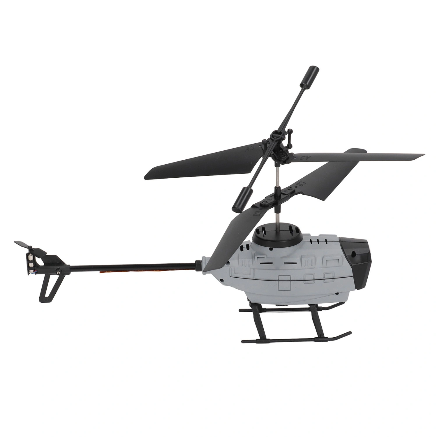 RC Helicopter Drone 4K Professional Six Axle HD Camera Gesture Sensing Helicopter Remote Control Toy for Boys Grey 4K Dual Camera Type 1