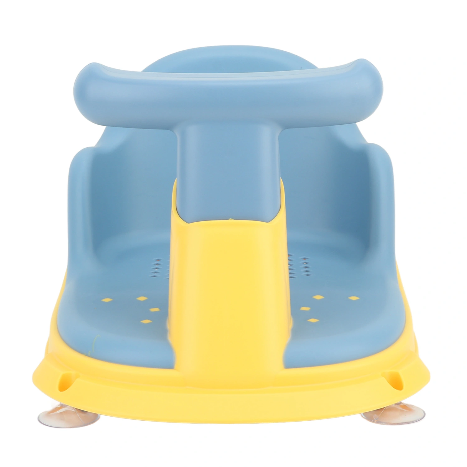 Baby Bath Seat Lightweight Secure Suction Cups Plastic Bath Seat for Infants Toddlers Blue