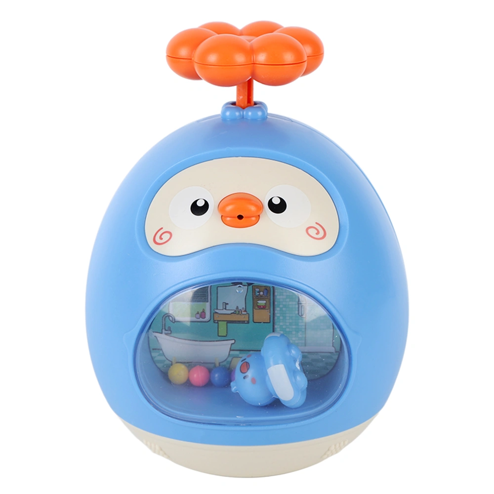 Duck Bath Shower Cartoon Early Educational Baby Bathtub Duck Toy for Children Kids Blue