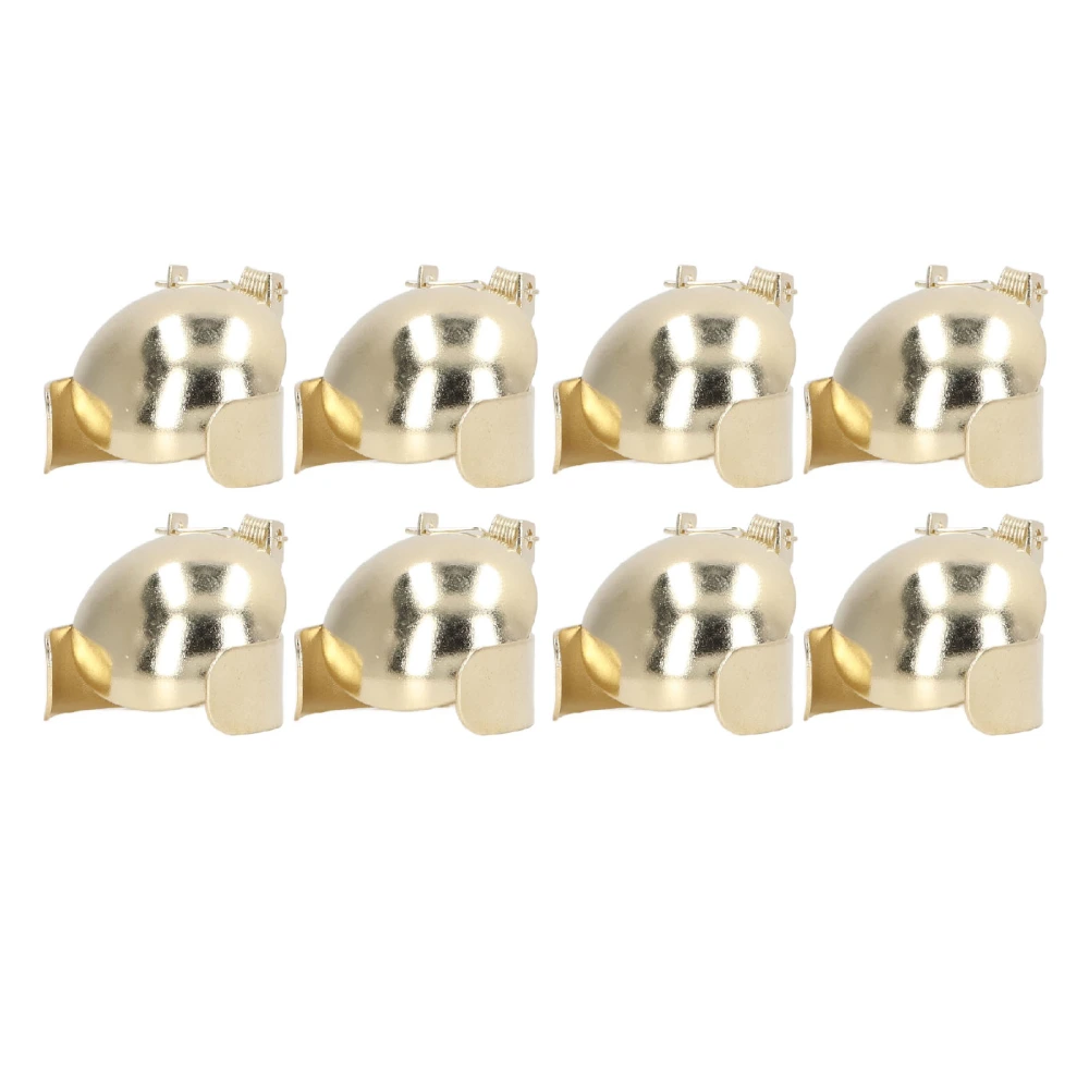 8pcs Candle Snuffer Automatic Candle Decoration Metal Clip Wick Flame Candle Snuffer Gold