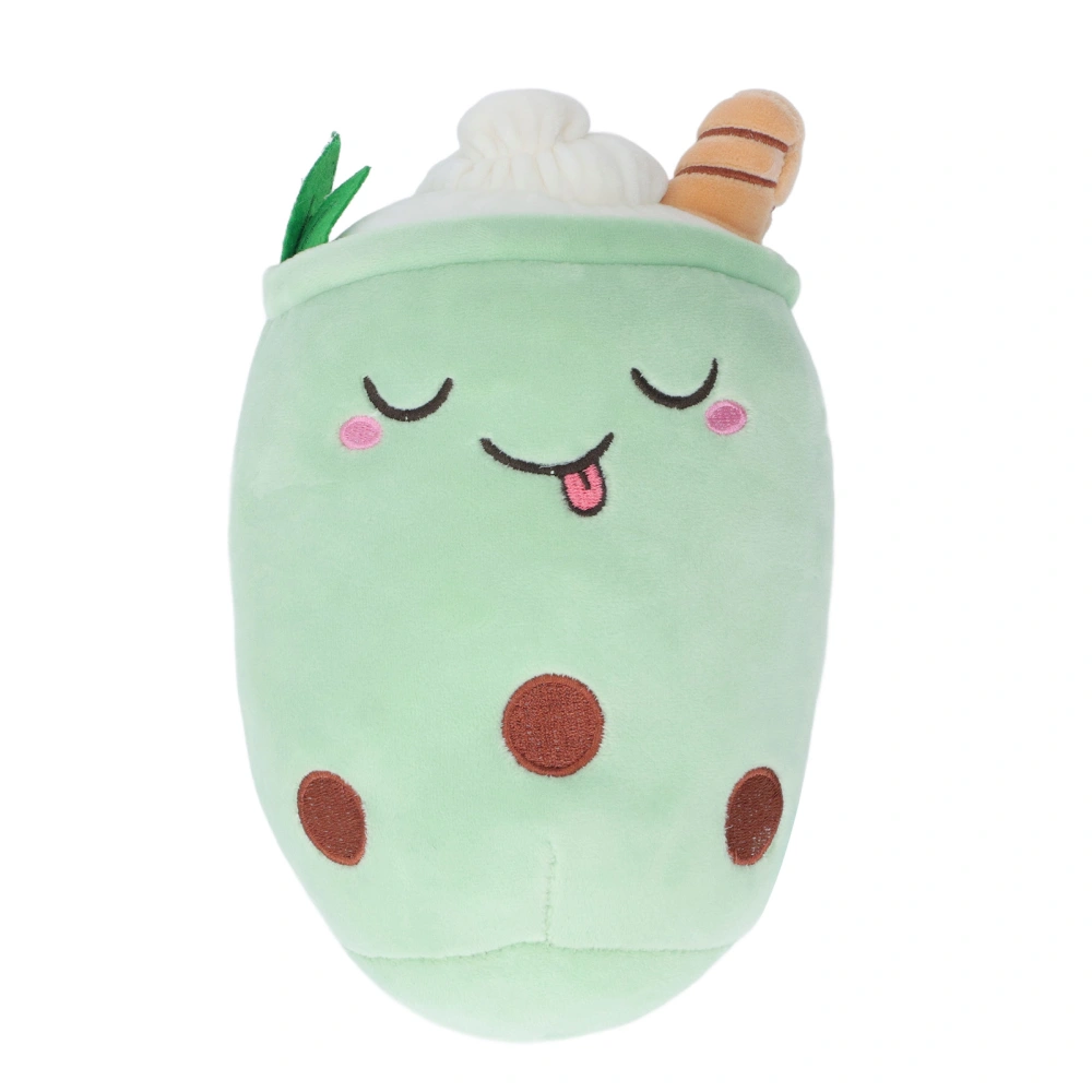 Ice Cream Plush Toy Cute Cartoon Soft Hugging Pillow Ice Cream Stuffed Toy for Children Adults Green 24cm