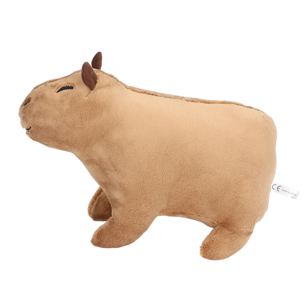 30cm Stuffed Capybara Doll PP Cotton Filling Soft Touching High Simulation Soft Plush Animal Toy