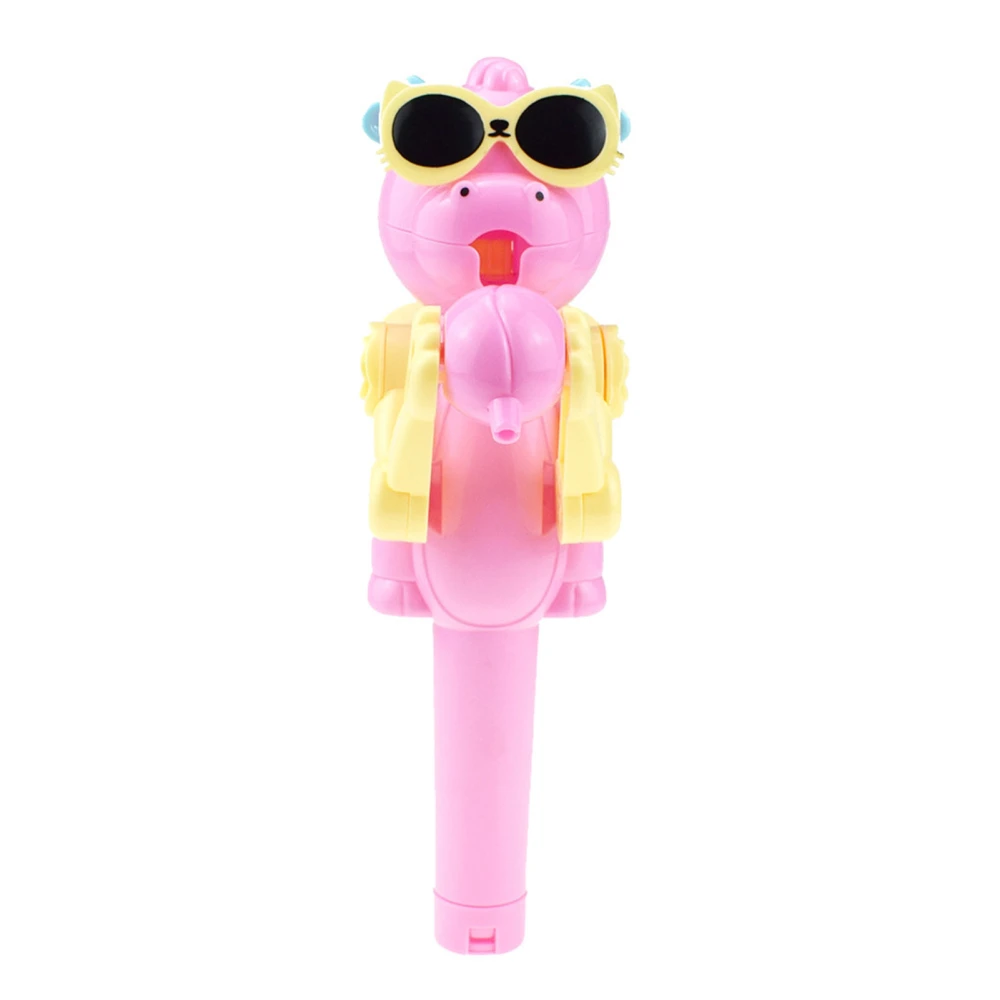 21cm Lollipop Storage Case Cute Animal Shaped Funny Lollipop Robot Holder for Boys Girls Pink Dinosaur